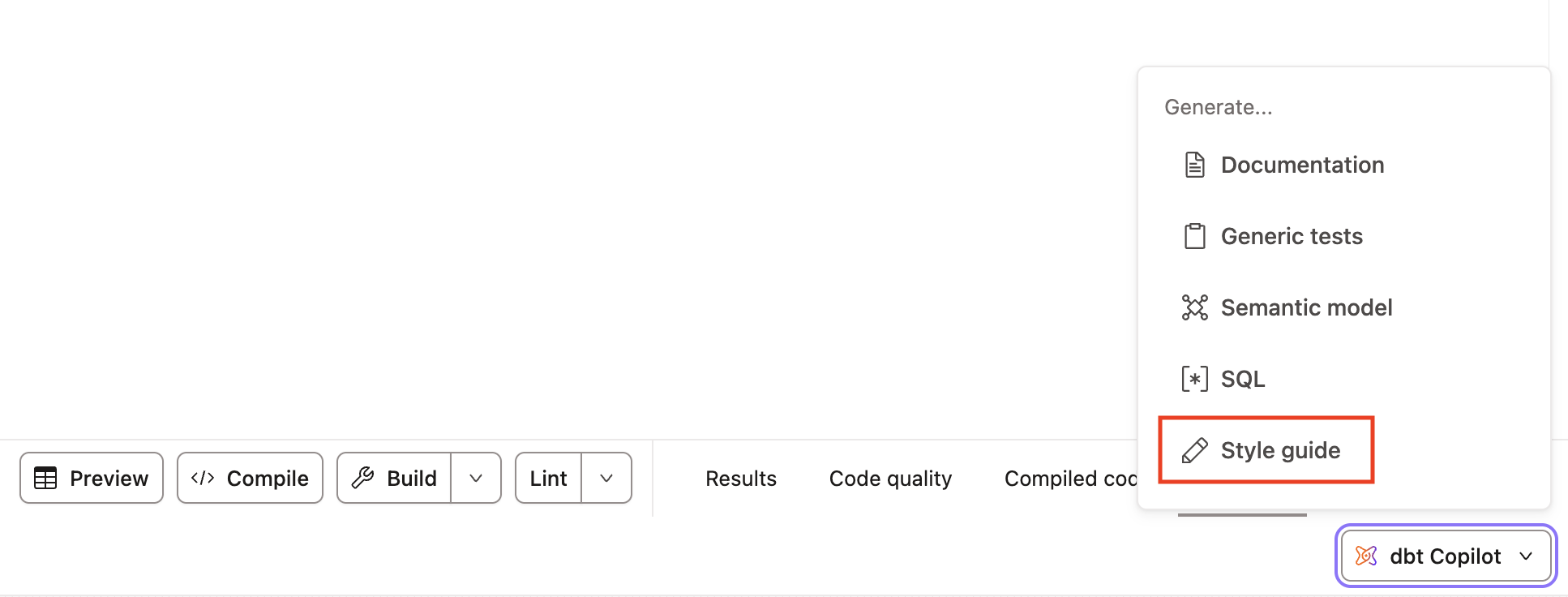 Generate styleguide in Copilot Generate styleguide in Copilot